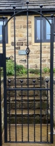 Hebble Wrought Iron Metal Garden Gate